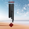image:imageWoodstock Wind Chimes of Pluto Wind Chimes for Outside 37 Bronze Medium Tone Wind Chime Dcor for Outdoor Garden Patio Porch Encore CollectionChimes of Earth  Black