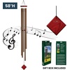 image:imageWoodstock Wind Chimes of Venus Wind Chimes for Outside 58 Bronze Large Deep Tone Wind Chime Dcor for Outdoor Garden Patio Porch Encore CollectionDecorative