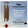 image:imageWoodstock Wind Chimes of the Eclipse Chimes for Outside 40 Bronze Large Deep Tone Chime Dcor for Outdoor Garden Patio Porch Encore CollectionBronze