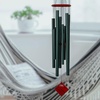 image:imageWoodstock Wind Chimes of the Eclipse Chimes for Outside 40 Bronze Large Deep Tone Chime Dcor for Outdoor Garden Patio Porch Encore CollectionEvergreen