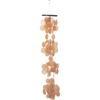 image:imageWoodstock Chimes Asli Arts Collection Capiz Waterfall 40 Azure Capiz Wind Chimes for Outdoor Patio Home or Garden Dcor Wind Chime for Mom ChristmasHanukkah Gifts CWRA40 Inches Summer Marigold