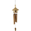 image:imageWoodstock Chimes Asli Arts Collection Coco Pig Bamboo Chime 22 Bamboo Wind Chimes for Outdoor Patio Home or Garden Dcor CPIGBirdhouse