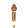image:imageWoodstock Chimes Asli Arts Collection Coco Pig Bamboo Chime 22 Bamboo Wind Chimes for Outdoor Patio Home or Garden Dcor CPIGMonkey