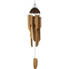 image:imageWoodstock Chimes Asli Arts Collection Half Coconut Bamboo Chime Large 36 Bamboo Wind Chimes for Outdoor Patio Home or Garden Dcor C101Large