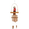 image:imageWoodstock Chimes Asli Arts Collection Parrot Bamboo Chime 36 Bamboo Wind Chimes for Outdoor Patio Home or Garden Dcor CPA437