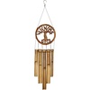 image:imageWoodstock Chimes Asli Arts Collection Tree of Life Bamboo Chime 26 Bamboo Wind Chimes for Outdoor Patio Home or Garden Dcor CTOL