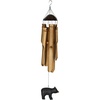 image:imageWoodstock Chimes CBEA The Original Guaranteed Musically Tuned Chime Asli Arts Collection Medium Half Coconut Bamboo  BearBear