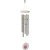 image:imageWoodstock Chimes Flower Wind Chime 22 Outdoor Memorial Gift Wind Chimes for Backyard Porch Garden Patio Dcor Zen Light SoundPink Mum