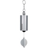 image:imageWoodstock Chimes Heroic Windbell Wind Chime for Outside 40 Large SilverDeep Tone Sound Outdoor Decor for Patio Porch Garden HWLASHarbor Grey