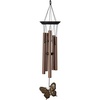 image:imageWoodstock Chimes My Butterfly Wind Chime 21 Bronze Light Airy Sound for Outdoor Garden Patio Porch Decor and Gifts