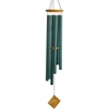 image:imageWoodstock Chimes Neptune Wind Chime for Outside 54 Large Silver Deep Tone Sound for Outdoor Garden Patio Porch Decor Encore Collection DCS54Verdigris