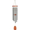 image:imageWoodstock Chimes Personalized Amazing Grace Wind Chime for Outside 40 Medium SilverOutdoor Garden Decor Memorial Gift for Loss Loved Ones PAGLS03