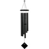 image:imageWoodstock Chimes Pluto Wind Chime for Outside 37 Black Wood Medium Tone Sound for Outdoor Garden Patio Porch Decor Gifts Encore Collection DCKK37Black