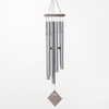image:imageWoodstock Chimes Pluto Wind Chime for Outside 37 Black Wood Medium Tone Sound for Outdoor Garden Patio Porch Decor Gifts Encore Collection DCKK37Gray