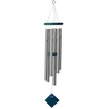 image:imageWoodstock Chimes Pluto Wind Chime for Outside 37 Blue Medium Tone Sound for Outdoor Garden Patio Porch Decor Gifts Encore Collection DCBW37