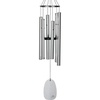 image:imageWoodstock Chimes Signature Collection Bells of Paradise Silver 32 Decor Designs Wind Chimes for Outdoor Patio Home or Garden Dcor BPMS