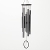 image:imageWoodstock Chimes Signature Collection Chimes of Crystal Silence Medium 27 Antique Silver Wind Chime for Outdoor Patio Home or Garden Decor SLCASMedium  Antique Silver