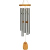 image:imageWoodstock Chimes Signature Collection Chimes of Kyoto 25 World Music Wind Chimes for Outdoor Patio Home or Garden Dcor KWSSilver