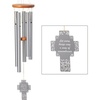 image:imageWoodstock Chimes Signature Collection Chimes of Remembrance 26 Not Forgotten Silver Wind Chimes for Outdoor Patio Home or Garden Dcor RMNF26 Song of Remembrance
