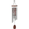 image:imageWoodstock Chimes Signature Collection Singing in The Rain Chime 25 Silver Wind Chimes for Outdoor Patio Home or Garden Dcor RAINMedium
