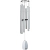 image:imageWoodstock Chimes Signature Collection Windsinger Chimes of Athena 44 Silver Wind Chimes for Outdoor Patio Home or Garden Dcor WWSA
