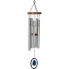 image:imageWoodstock Chimes Signature Collection Woodstock Agate Chime Large 25 Blue Decor Designs Wind Chimes for Outdoor Patio Home or Garden Dcor WAGBLLBlue