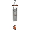 image:imageWoodstock Chimes Signature Collection Woodstock Agate Chime Large 25 Blue Decor Designs Wind Chimes for Outdoor Patio Home or Garden Dcor WAGBLLBrown