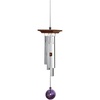 image:imageWoodstock Chimes Signature Collection Woodstock Amethyst Chime Small 21 Decor Designs Wind Chimes for Outdoor Patio Home or Garden Dcor WYBRSmall
