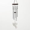 image:imageWoodstock Chimes Signature Collection Woodstock Habitats Chime 21 Silver Wind Chimes for Outdoor Patio Home or Garden Decor HCMHCardinal
