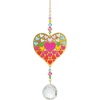 image:imageWoodstock Chimes Sun Catcher Crystal Dreams 4 Heart Crystal Suncatcher Pink Multicolor Hanging Window Prism for Indoor Kitchen Office Gifts Rearview Car Mirror Dcor Rainbow Makers Collection