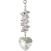 image:imageWoodstock Chimes Sun Catcher Crystal Heart Cascade 4 Ruby Red Crystal Cascading Suncatcher Hanging Window Prism for Indoor Kitchen Office Gifts Rearview Car Mirror Dcor Rainbow Makers CollectionCCHR