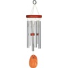 image:imageWoodstock Wind Chimes Amazing Grace Chime Wind Chime Inspirational and Memorial Gifts Wind Chimes for Outside Patio Home or Garden Decor Bronze 16 SmallSilver