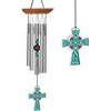 image:imageWoodstock Wind Chimes Garden Decor for Outside Outdoor Patio Dcor Front Porch Dcor 17 Woodstock Celtic Chime Celtic Cross Wind Chime Inspirational Wind Chimes WCCC