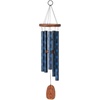 image:imageWoodstock Wind Chimes for Outside 24 Blue Dahlia Windchime Outdoor Garden or Patio Decor and Memorial Gift GCBDDahlia