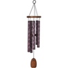 image:imageWoodstock Wind Chimes for Outside 24 Blue Dahlia Windchime Outdoor Garden or Patio Decor and Memorial Gift GCBDGrapes