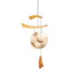 image:imageWoodstock Wind Chimes for Outside Outdoor Decor Patio and Garden Decor for Outside Front Porch Decor Wind Gong Style Wind Chimes 34 Emperor Gong Medium Natural ChristmasHanukkah Gifts EGCNatural