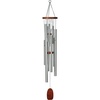 image:imageWoodstock Wind Chimes for Outside Outdoor Decor for Your Patio and Front Porch Garden Decor 55 Silver Wind Chime Woodstock Magical Mystery Chime Space Odyssey MMSO