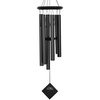 image:imageWoodstock Wind Chimes of Pluto Chimes for Outside 27 Black Wood Small Light Sound Chime Dcor for Outdoor Garden Patio Porch Encore Collection