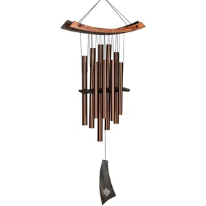 image:imageWoodstock Chimes Eastern Energy Healing Wind Chime for Outside 34 Medium Bronze Harmonic Light Sound Outdoor Decor for Patio Porch Garden HCBRBronze