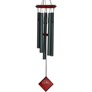 image:imageWoodstock Chimes Encore Collection Chimes of Polaris 22 Bronze Wind Chimes for Outdoor Patio Home or Garden Dcor DCB22Evergreen