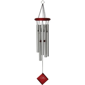 image:imageWoodstock Chimes Encore Collection Chimes of Polaris 22 Bronze Wind Chimes for Outdoor Patio Home or Garden Dcor DCB22Silver
