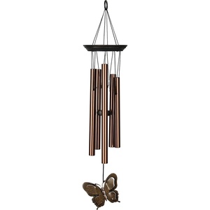 image:imageWoodstock Chimes My Butterfly Wind Chime 21 Bronze Light Airy Sound for Outdoor Garden Patio Porch Decor and Gifts