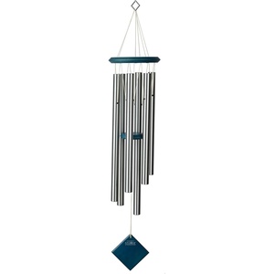image:imageWoodstock Chimes Pluto Wind Chime for Outside 37 Blue Medium Tone Sound for Outdoor Garden Patio Porch Decor Gifts Encore Collection DCBW37