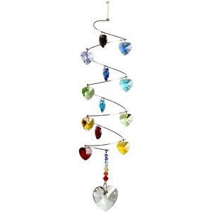image:imageWoodstock Chimes Rainbow Makers Crystal Suncatchers Crystal Spiral Rainbow HeartsRainbow Hearts