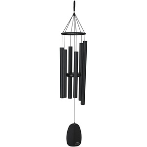 image:imageWoodstock Chimes Signature Collection Bells of Paradise Bronze 32 Decor Designs Wind Chimes for Outdoor Patio Home or Garden Dcor BPMBRBlack