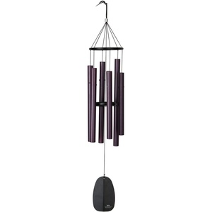 image:imageWoodstock Chimes Signature Collection Bells of Paradise Bronze 32 Decor Designs Wind Chimes for Outdoor Patio Home or Garden Dcor BPMBRBurgundy