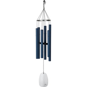 image:imageWoodstock Chimes Signature Collection Bells of Paradise Bronze 32 Decor Designs Wind Chimes for Outdoor Patio Home or Garden Dcor BPMBRPacific Blue