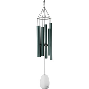 image:imageWoodstock Chimes Signature Collection Bells of Paradise Bronze 32 Decor Designs Wind Chimes for Outdoor Patio Home or Garden Dcor BPMBRRainforest Green