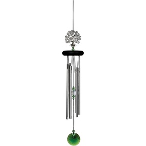 image:imageWoodstock Chimes Signature Collection Crystal Tree of Life Chime 19 Decor Designs Wind Chimes for Outdoor Patio Home or Garden Dcor WFTESingle