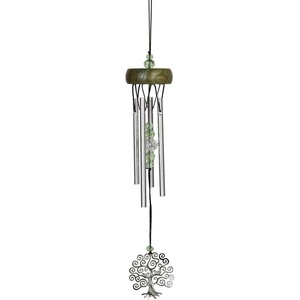 image:imageWoodstock Chimes Signature Collection Fantasy Tree of Life 10 Dcor Designs  Small Chimes Wind Chimes for Outdoor Patio Home or Garden Dcor WCFTLWCFTL